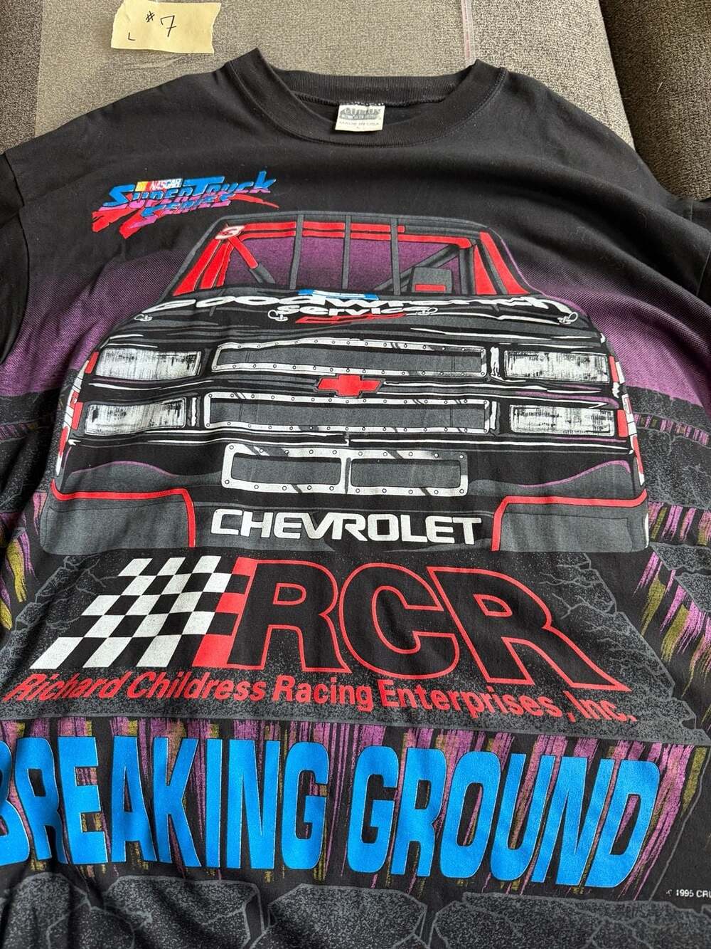 Vintage 1995  NASCAR SuperTruck Series Mike Skinner RCR Chevrolet T-Shirt